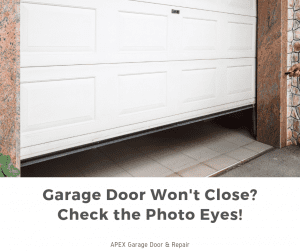 Garage Door Won't Close