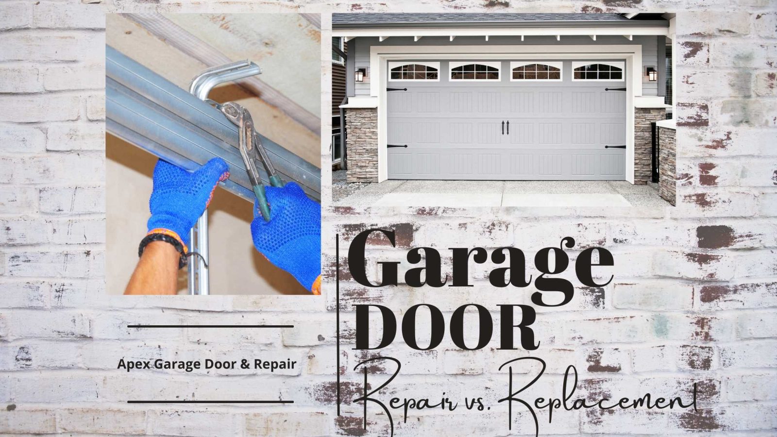 Garage Door Repair vs. Replacement