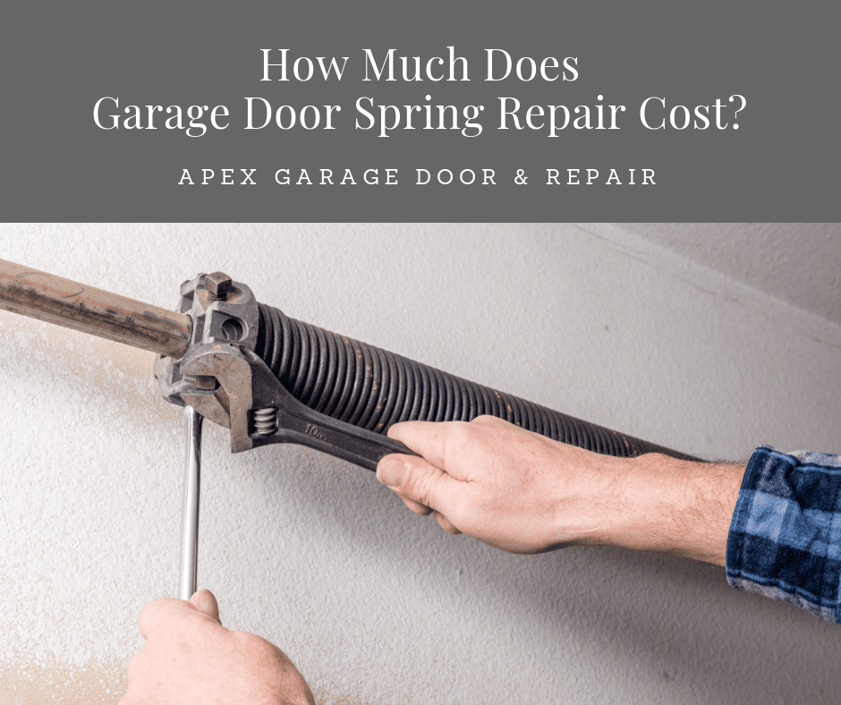 How Much Does Garage Door Spring Repair Cost?