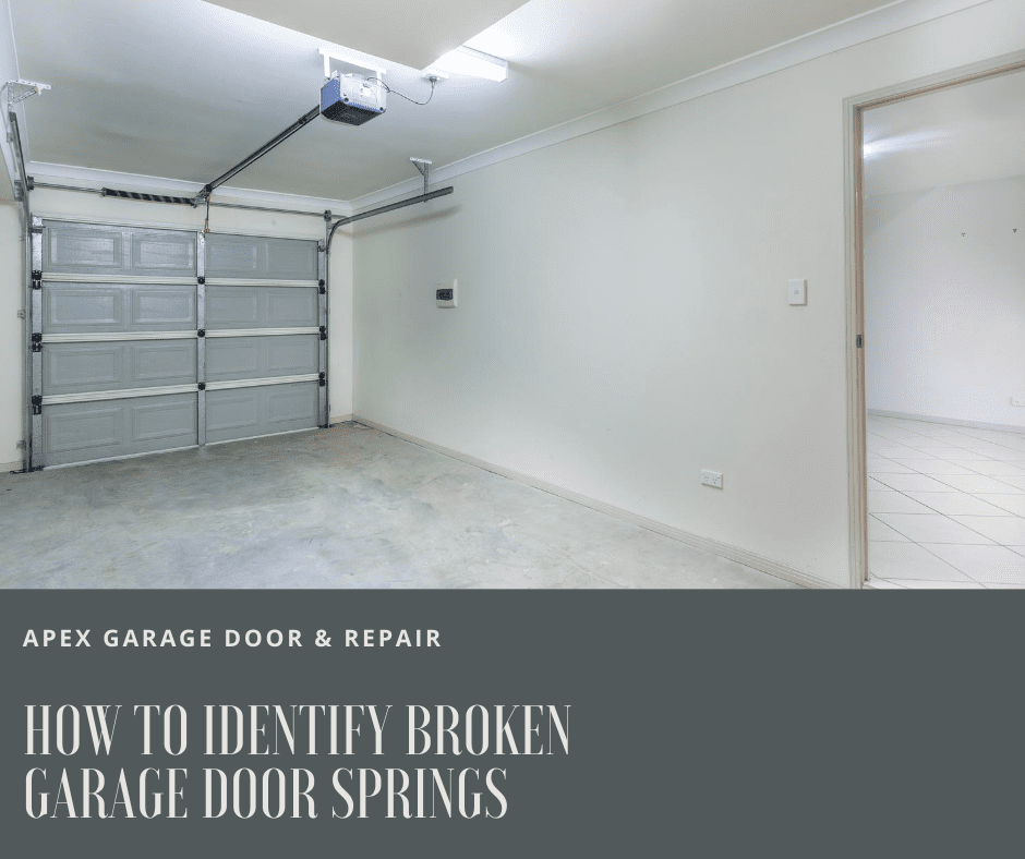 How to Identify Broken Garage Door Springs